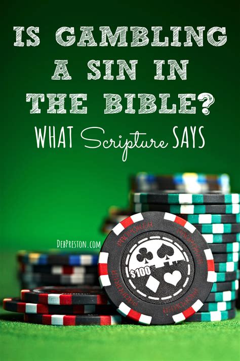 is gamble a sin|gambling a sin in bible.